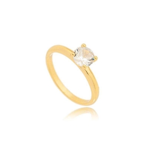 Anel Solitário 6mm NS