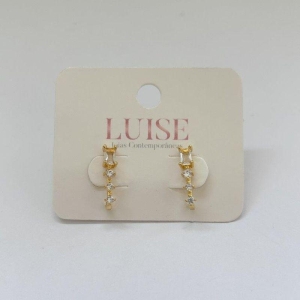 Brinco Ear Hook Cristal Pequeno