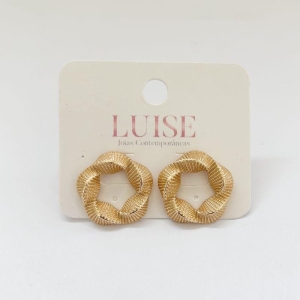 Brinco Redondo Trabalhado