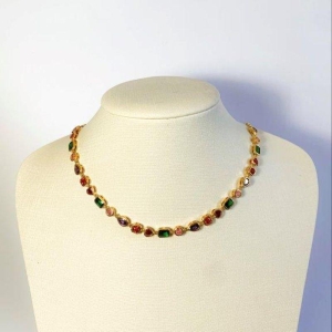 Colar Pingentes Geométricos Colors