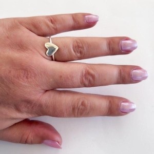 Anel Chapa Coração