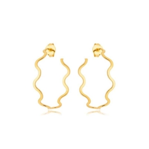 Brinco Argola Ondas 3,5cm