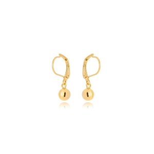 Brinco Argola Pingente Esfera