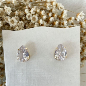 Brinco Gota Zirconia