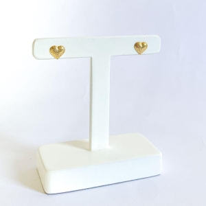 Brinco Infantil Coração Fosco