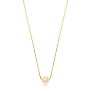 Colar Chocker Pérola 6mm