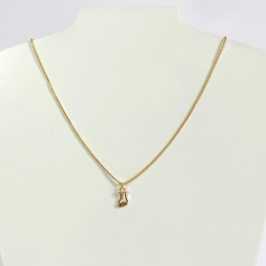 Colar Infantil Figa Vazada Cristal