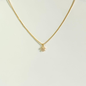 Colar Infantil Flor Cristal