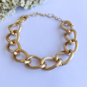Pulseira Elos Grossos Listrados