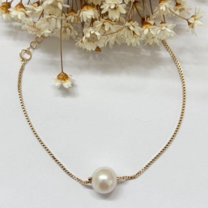 Pulseira Perola Unica 10mm