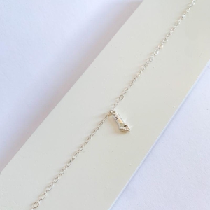 Tornozeleira Figa e Cristal