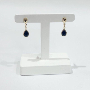 Brinco Pedente Gota de Luz Ouro