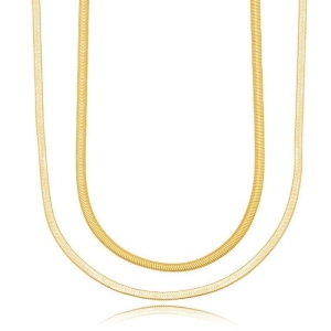 Colar Duplo Fita e Lacraia