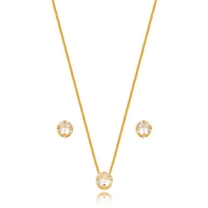 Conjunto Ponto de Luz Cravação Inglesa