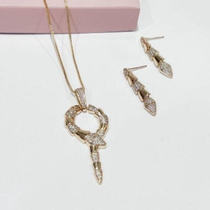 Conjunto Serpente Cravejado Luxo