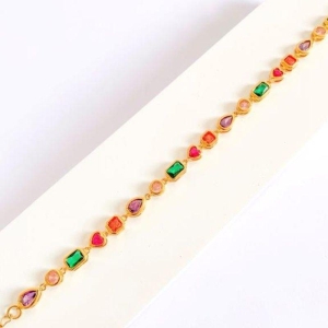 Pulseira Geométria Colorida