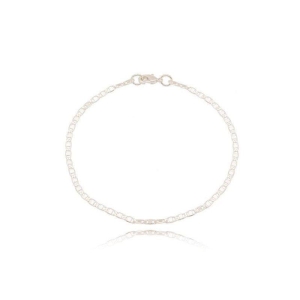 Pulseira Masculina Groumet Fina Prata