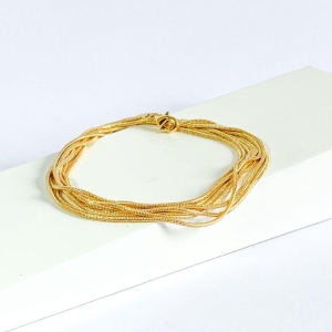 Pulseira Corda de Violão Ouro