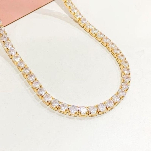 Pulseira Riviera Cristal Ouro