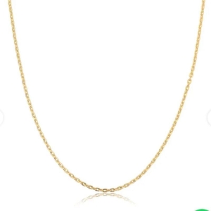 Colar Cadeadinho 45cm Ouro
