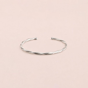 Pulseira Bracelete 2 Fios Torcidos
