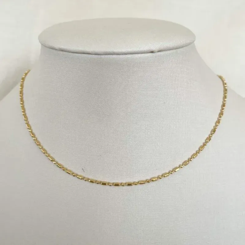 Colar Chocker Traços e Esferas