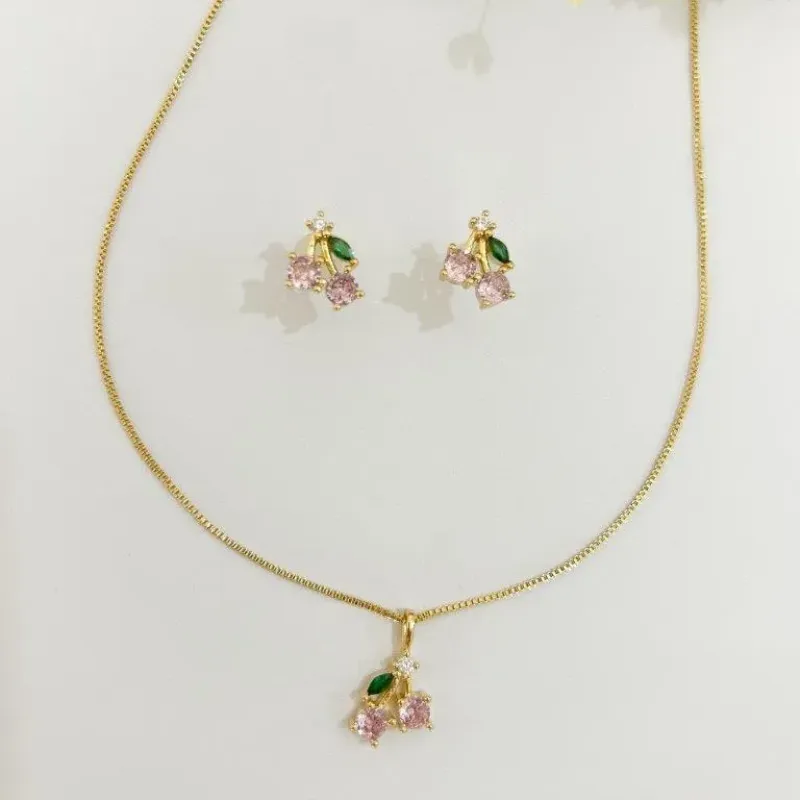 Conjunto Cereja Rosa