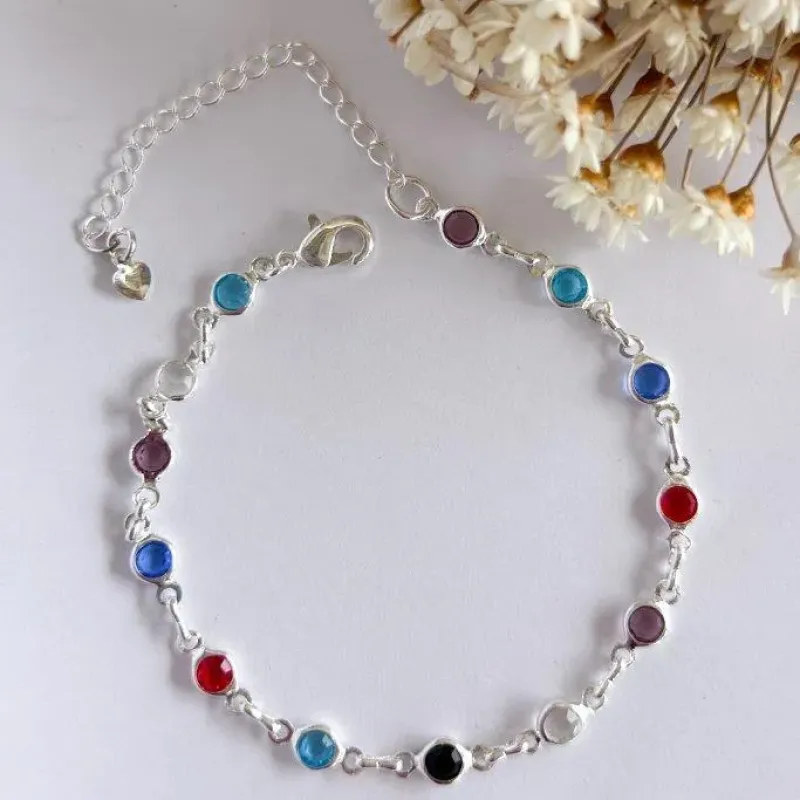 Pulseira Cristais Colors