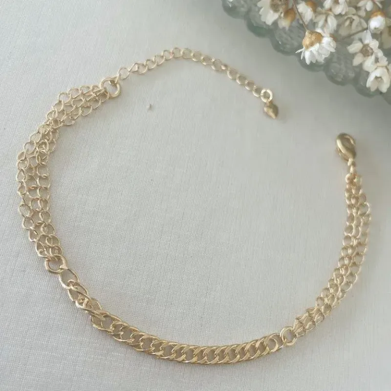 Pulseira Dupla com Elos