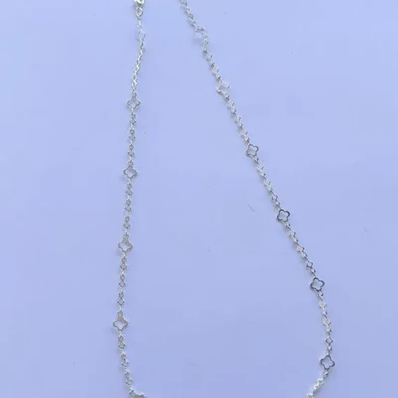 Colar  Mini Trevo 50cm