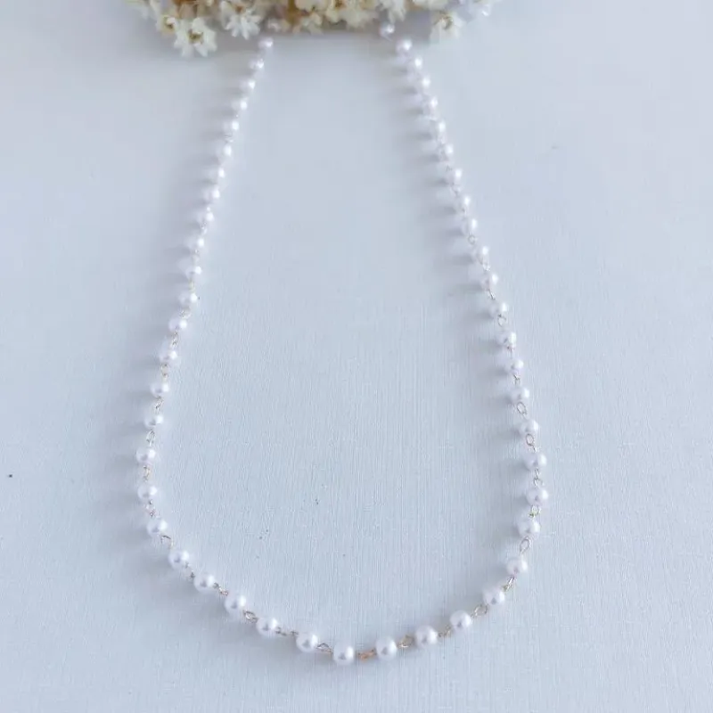 Colar Chocker Pérolas