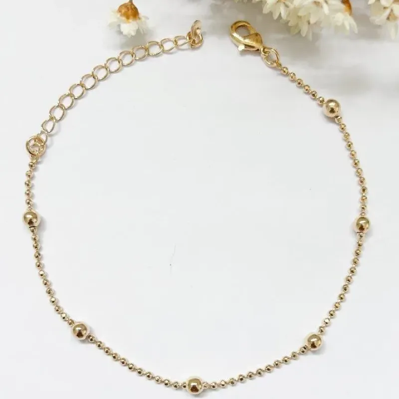 Pulseira Esferas Grandes e Pequenas