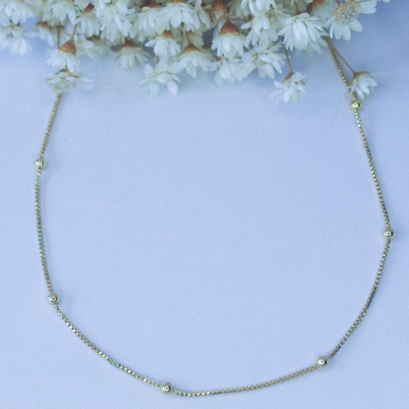 Colar Chocker Bolinhas