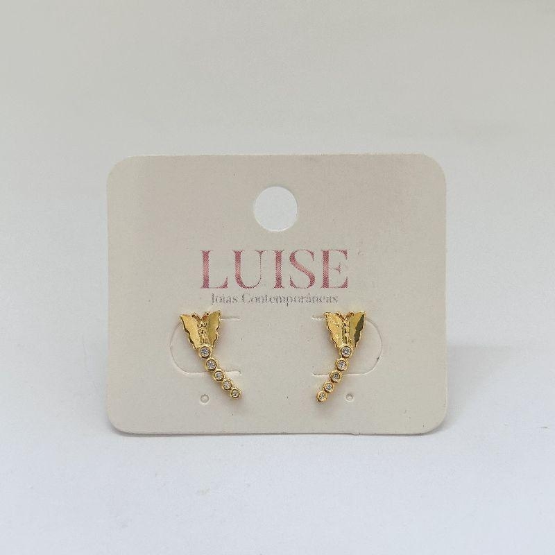 Brinco Ear Cuff Borboleta Pequeno