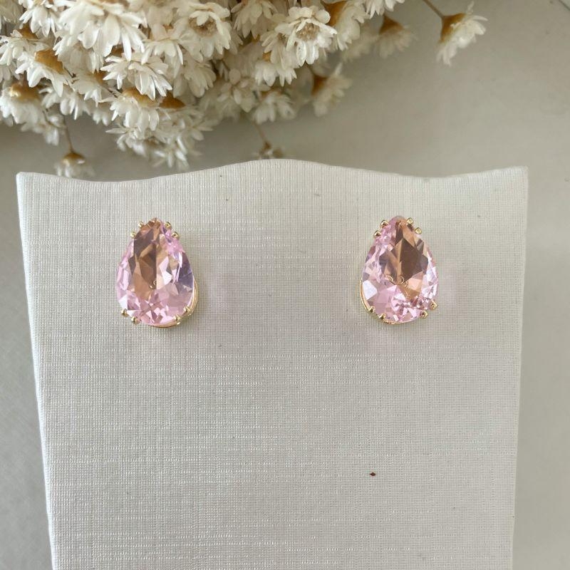 Brinco Gota Zirconia