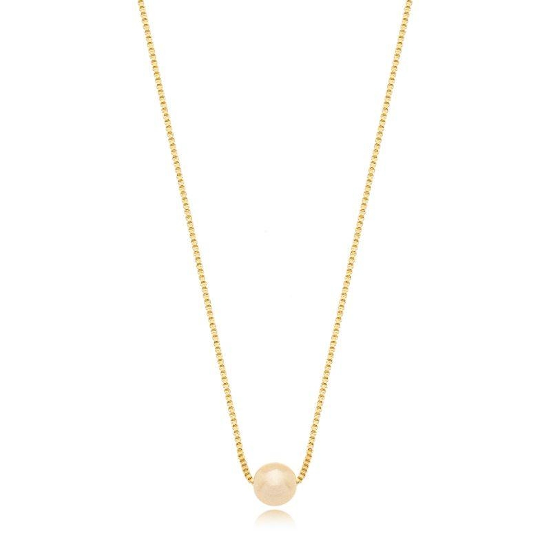 Colar Chocker Pérola 6mm