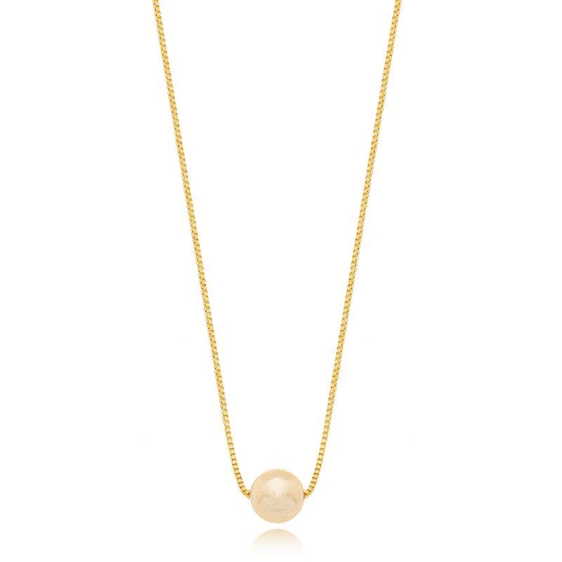 Colar Chocker Pérola 8mm