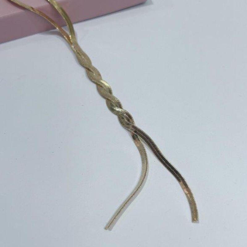 Colar Trançado Fita