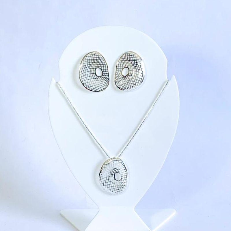 Conjunto Organico Telinha Prata