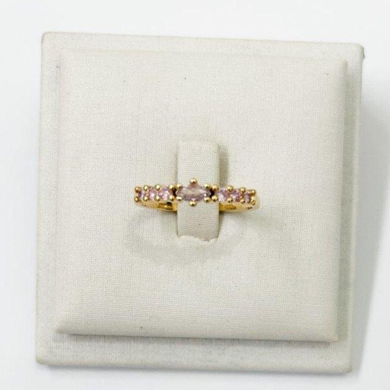 Anel 1/2 Alinça Rose e Lavanda