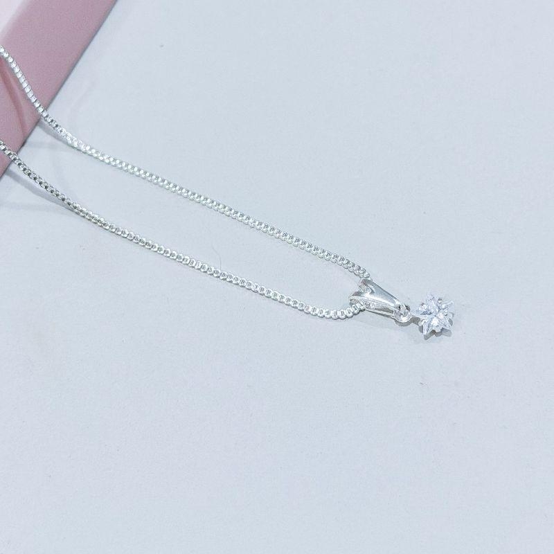 Colar Pingente Estrela de Luz Prata