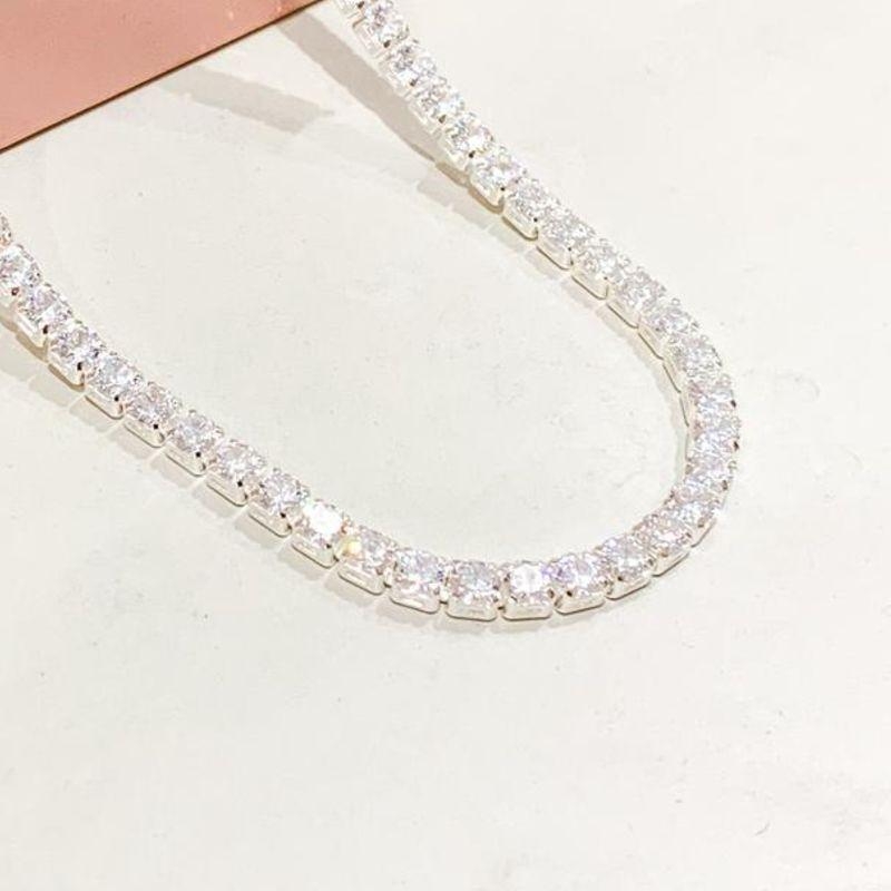 Pulseira Riviera Cristal Prata