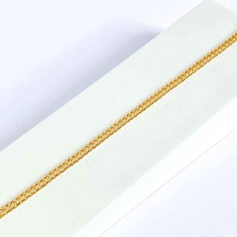 Pulseira Elos Duplos Ouro