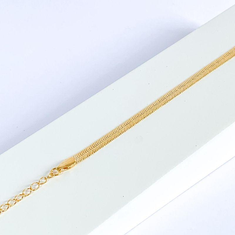 Pulseira Fita  Ouro