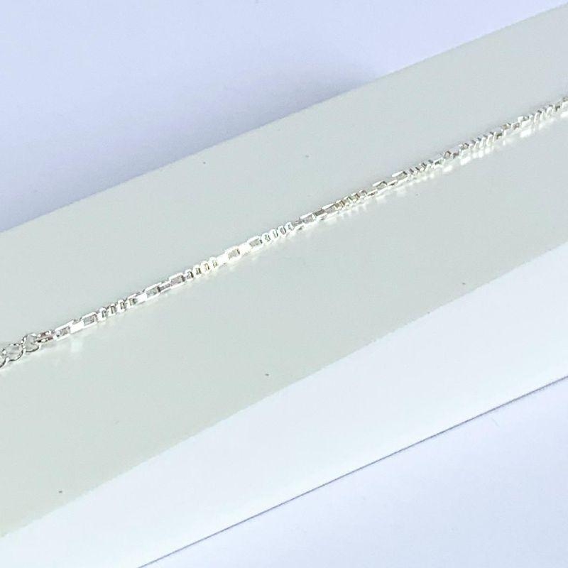 Pulseira Tijolinho Variados Prata