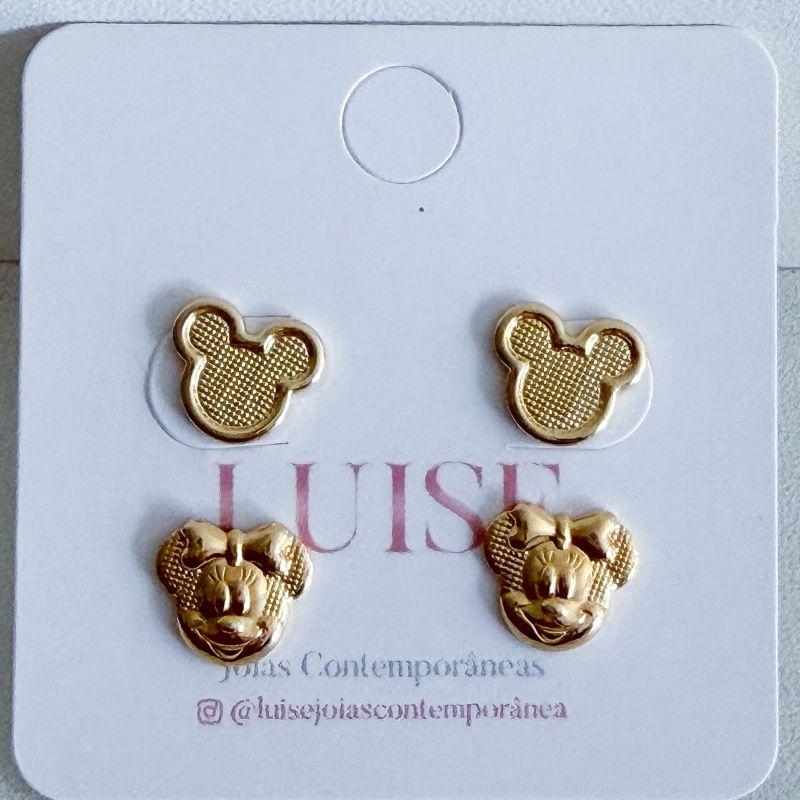 Brinco Dupla Mickey e Minie