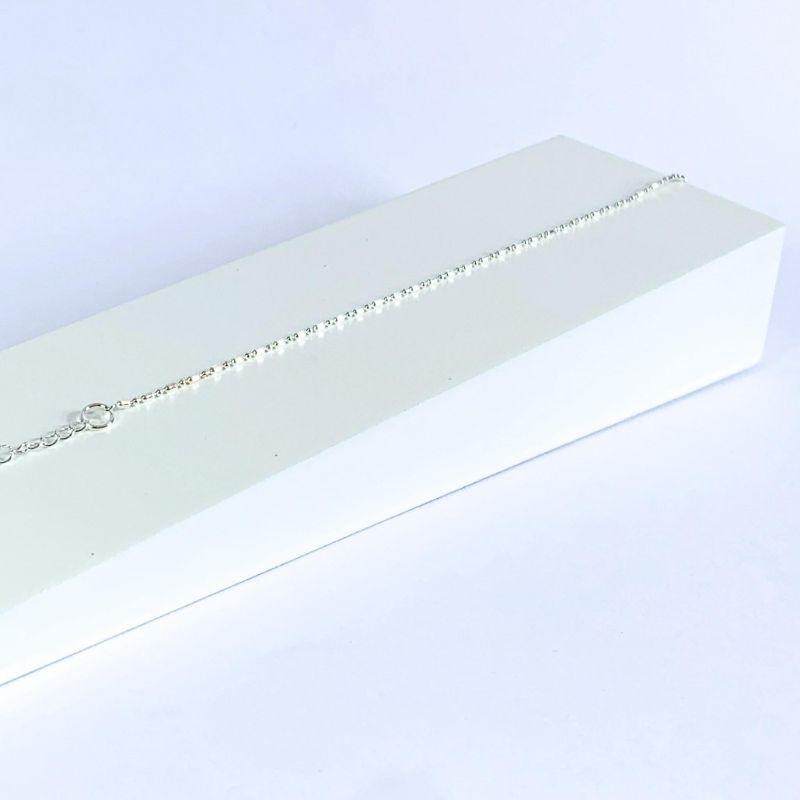 Pulseira Bolinhas e Palito Prata