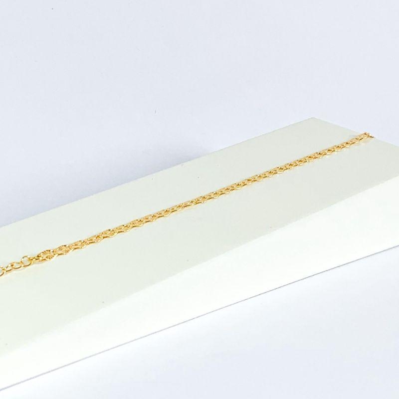 Pulseira Elo Trabalhado Flor