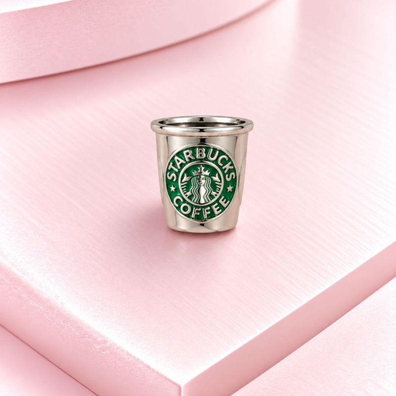 Berloque Passador Copo Starbucks