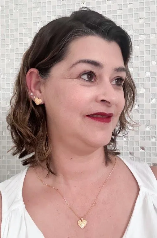 Conjunto Coração Riscos Quadrados
